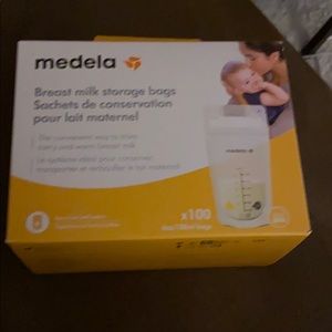 Breast milk storage bags